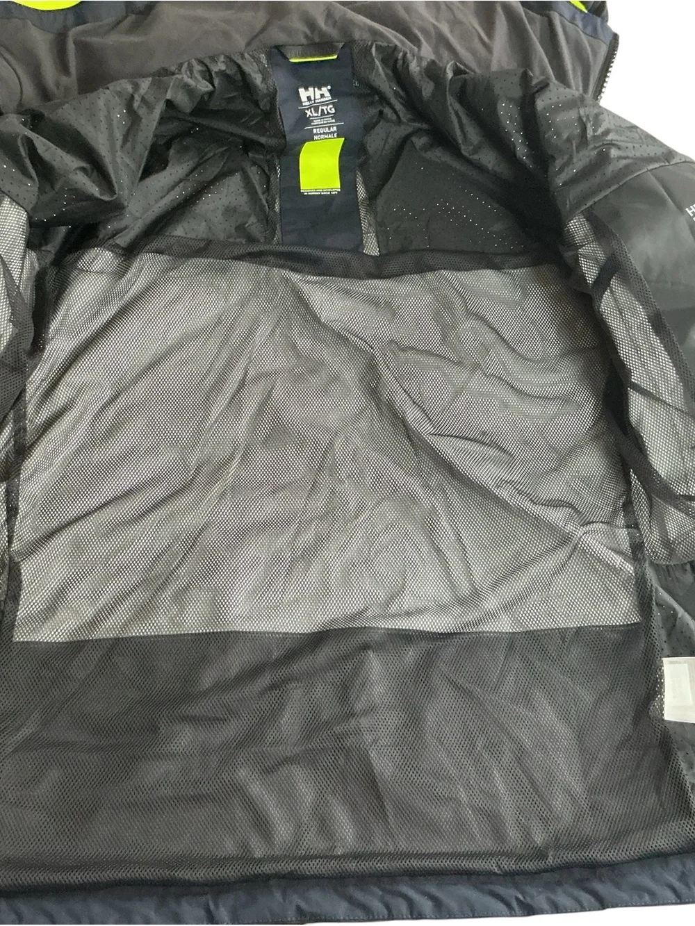 Helly Hansen Tech Performance Sailing Jacket Men's XL Navy Blue Waterproof NWOT